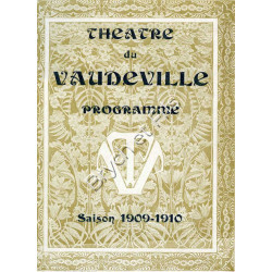 Théâtre du Vaudeville programme