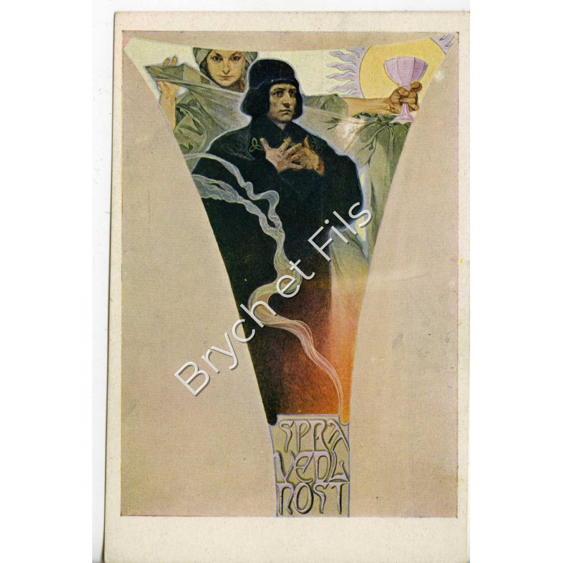 La maison municipale Prague Fresques Justice