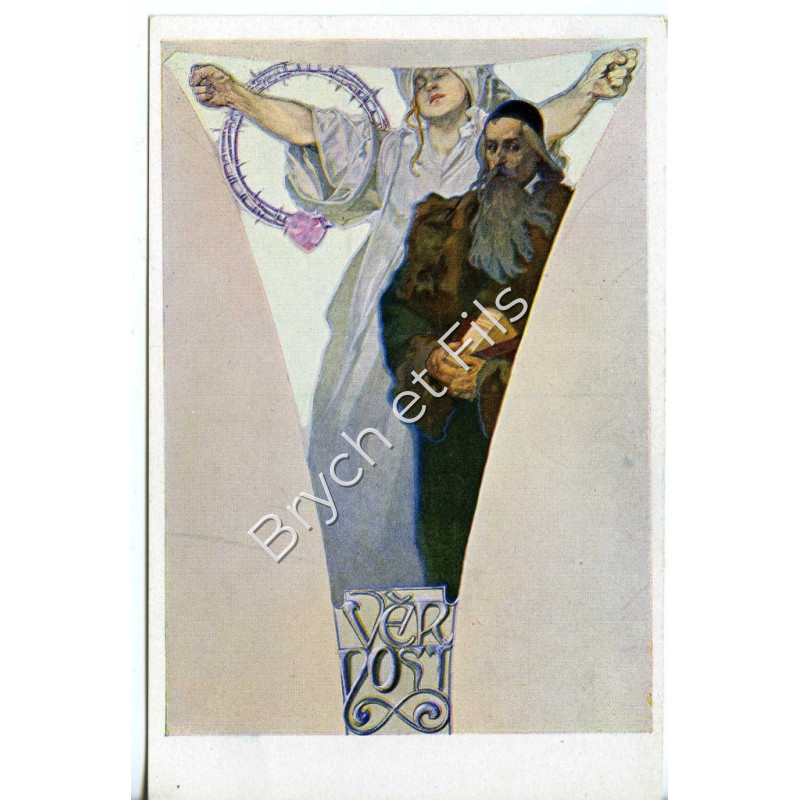 La maison municpale prague fresques Loyauté