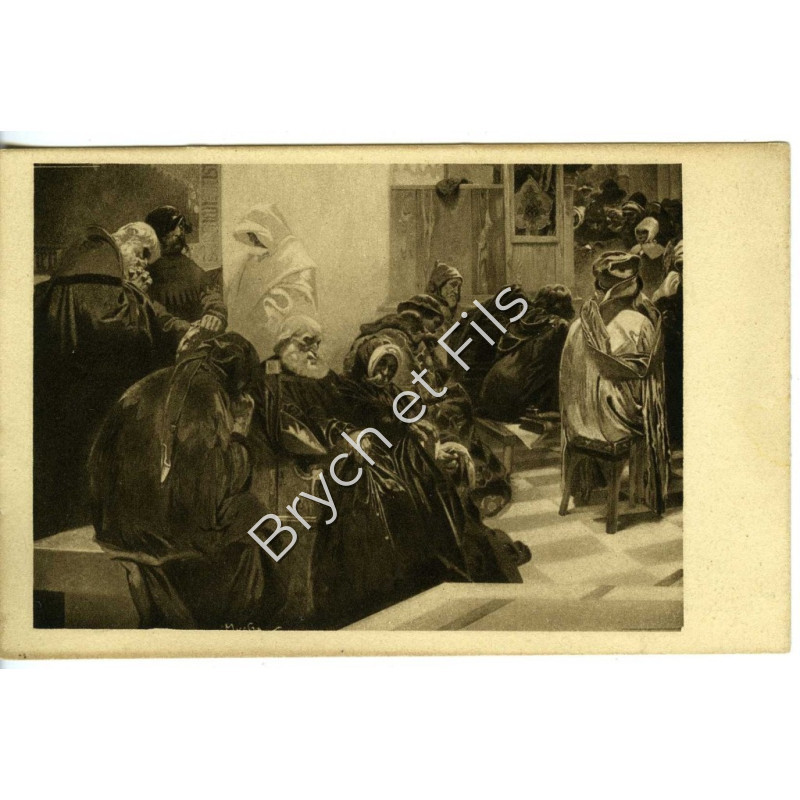 Jean Huss prêchant - Détail