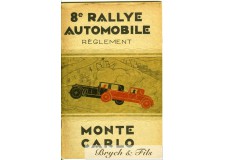 1929 Règlement 8ème RALLYE de MONTE-CARLO