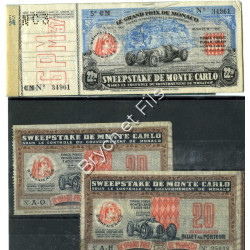 Grand Prix de Monaco 1937 2eme Sweepstake