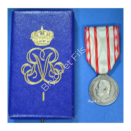MONACO MEDAILLE DU TRAVAIL RAINIER III 17 JANVIER 1923 ARGENT