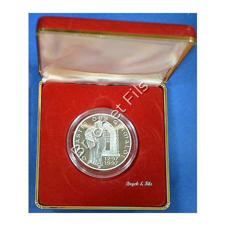 MONACO MEDAILLE 700 ANS DYNASTIE DES GRIMALDI 1297-1997