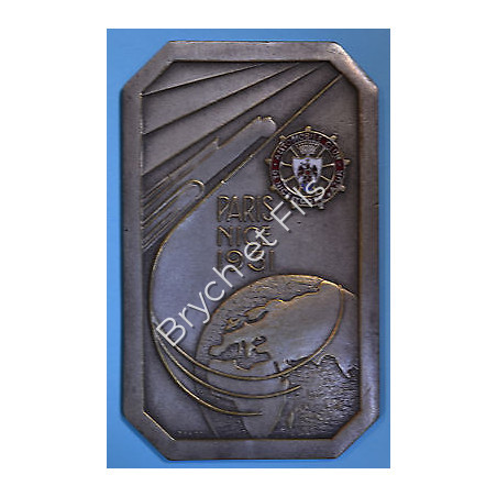 1931 FRANCE MEDAILLE COURSE AUTOMOBILE PARIS-NICE
