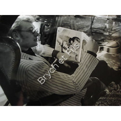 PHOTO ARGENTIQUE RETIRAGE JOHNNY HALLYDAY  PAR PATRICK BERTRAND