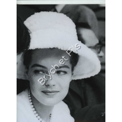 PHOTO ARGENTIQUE RETIRAGE  ROMMY SCHNEIDER PAR PATRICK BERTRAND