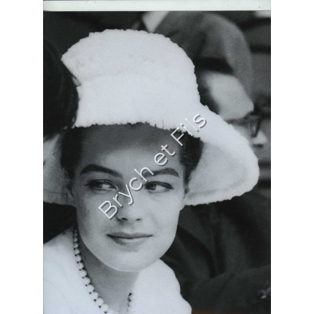 PHOTO ARGENTIQUE RETIRAGE  ROMMY SCHNEIDER PAR PATRICK BERTRAND