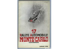 Règlement Rallye Monaco 1938