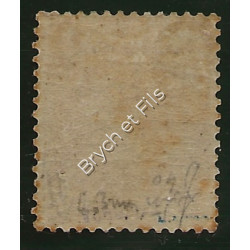 1885 MONACO N°10 TIMBRE POSTE PRINCE CHARLES III LEGERE ROUSSEUR x