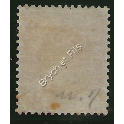 1885 MONACO N°10 TIMBRE POSTE PRINCE CHARLES III LEGERE ROUSSEUR x