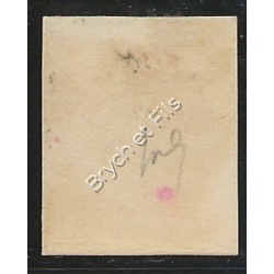 1885 MONACO N°7 TIMBRE POSTE NON DENTELE SUR BRISTOL PRINCE CHARLES III x