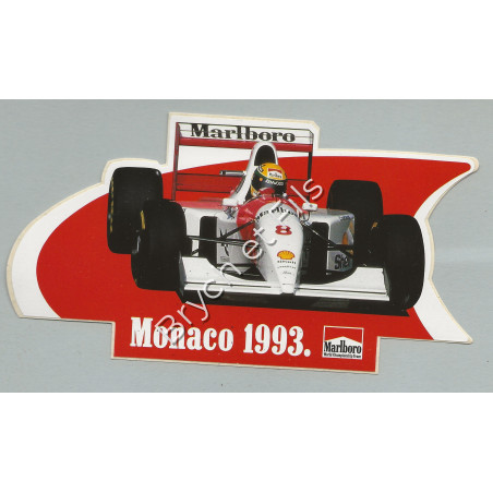 Autocollant Marlboro Grand Prix de Monaco 1993