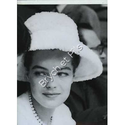 PHOTO ARGENTIQUE RETIRAGE  ROMY SCHNEIDER PAR PATRICK BERTRAND