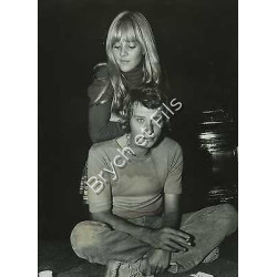 PHOTO ARGENTIQUE TIRAGE ORIGINAL JOHNNY HALLYDAY ET SYLVIE PAR PATRICK BERTRAND