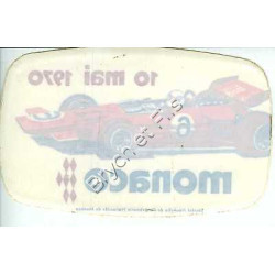 Autocollant Grand Prix de Monaco 10 MAI 1970