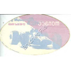 Autocollant Grand Prix de Monaco 17-18 MAI 1969