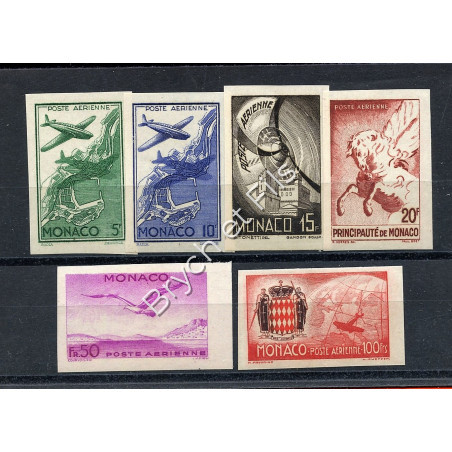 1941   MONACO  SYMBOLES DIVERS  NON DENTELES