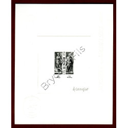 2000 MONACO N°2232/37 12 APOTRES  EPREUVE D'ARTISTE SIGNEE