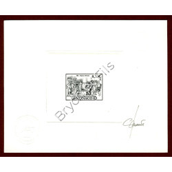 2004 MONACO N°2418/22 SAINTE DEVOTE EPREUVE D'ARTISTE SIGNEE