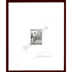 2004 MONACO N°2418/22 SAINTE DEVOTE EPREUVE D'ARTISTE SIGNEE