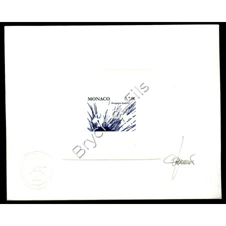 2010 MONACO N°2729 POISSON EPREUVE D'ARTISTE SIGNEE