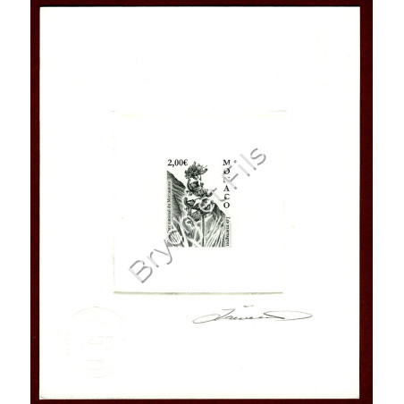 2010 MONACO N°2737 PARC NATIONAL DU MERCANTOUR EPREUVE D'ARTISTE SIGNEE