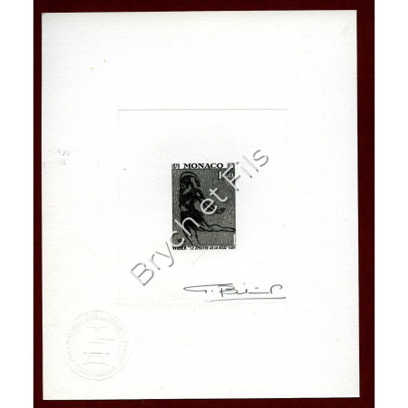 1979 MONACO N°1192 LE SPECTRE DE LA ROSE EPREUVE D'ARTISTE