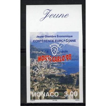 1998 MONACO N°2157 NON DENTELE CONFERENCE JEUNE CHAMBRE ECONOMIQUE xx