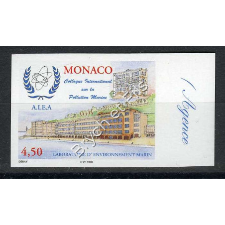 1998 MONACO N°2170 NON DENTELE COLLOQUE SUR POLUTION MARINE xx