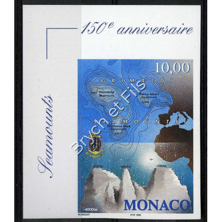 1998 MONACO N°2181 NON DENTELE GRIMALDI SEAMOUNTS xx