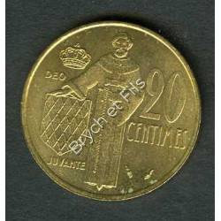20 CENTIMES DE MONACO 1975
