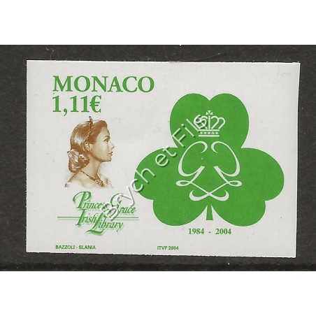 2004 MONACO N°2426 NON DENTELE 20° ANNIVERSAIRE IRISH LIBRARY xx