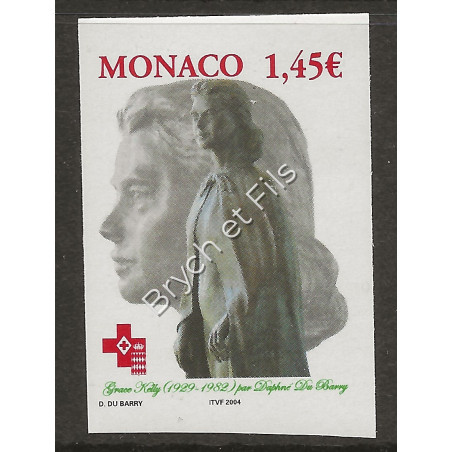 2004 MONACO N°2427 NON DENTELE 75° ANNI NAISSANCE PRINCESSE GRACE xx