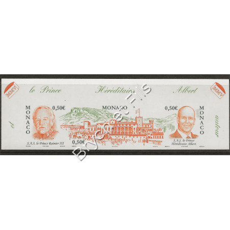 2004 MONACO N°2167-69 NON DENTELE PALAIS PRINCIER RAINIER III ALBERT II xx