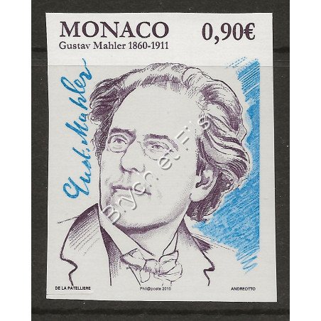 2009 MONACO N°2702 NON DENTELE GUSTAV MAHLER xx
