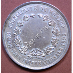 MONACO MEDAILLE EXPOSITION INTERNATIONALE 1893