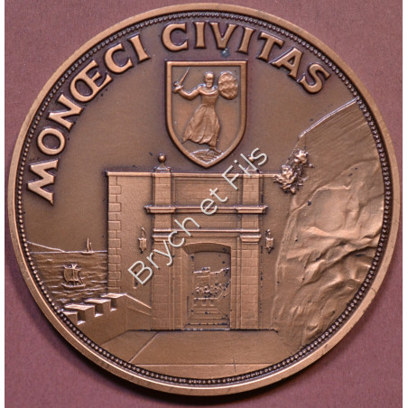 MONACO MEDAILLE MONOECI CIVITAS 