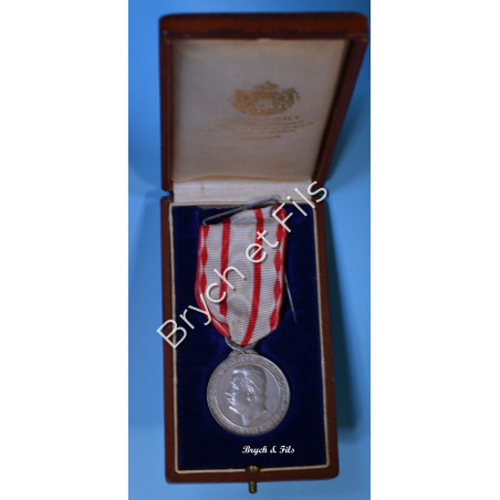 MONACO MEDAILLE DU TRAVAIL LOUIS II 17 JANVIER 1923 ARGENT SUP