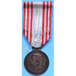 MONACO MEDAILLE DU TRAVAIL LOUIS II 17 JANVIER 1923 BRONZE