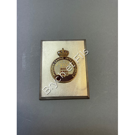 MEDAILLE EMAILLE EXPOSITION CANINE INTERNATIONALE DE MONACO