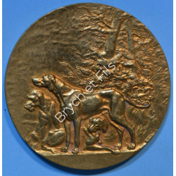 FRANCE MEDAILLE SOCIETE CANINE DE MENTON TTB