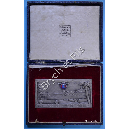 FRANCE MEDAILLE AUTOMOBILE CLUB DE CANNES CIRCA 1930
