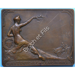 FRANCE MEDAILLE AUTOMOBILE CLUB DE NICE - REGATE A VOILE VILLEFFRANCHE S/MER BRONZE