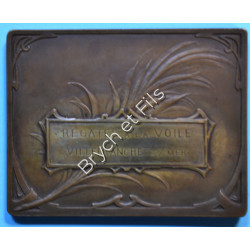 FRANCE MEDAILLE AUTOMOBILE CLUB DE NICE - REGATE A VOILE VILLEFFRANCHE S/MER BRONZE