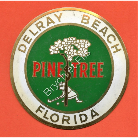 Badge Automobile "PINE TREE" Delray Beach Florida