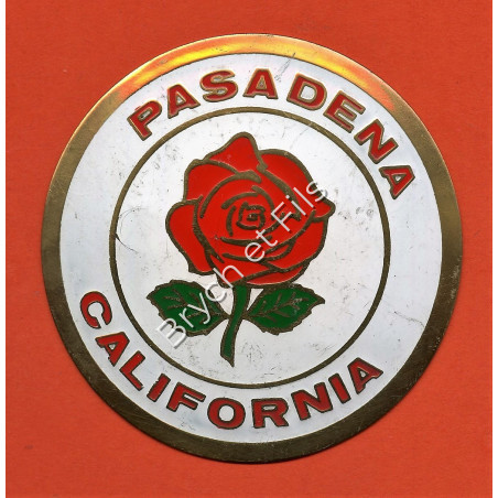 Badge Automobile "PASADENA" CALIFORNIA