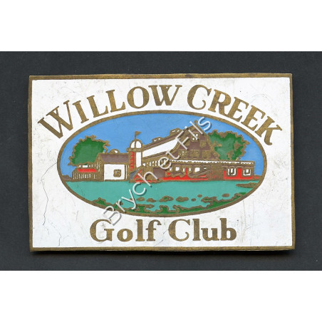 BADGE AUTOMOBILE "WILLOW CREEK" GOLF CLUB
