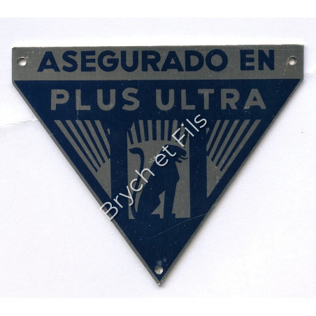 BADGE AUTOMOBILE "ASEGURADO EN PLUS ULTRA"