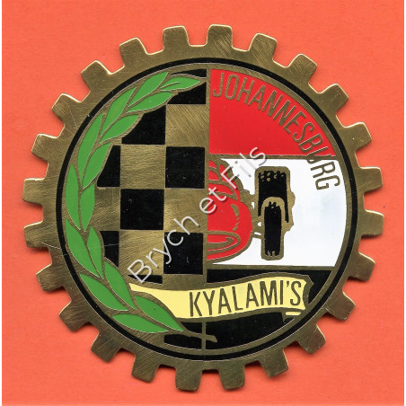 BADGE AUTOMOBILE "JOHANNESBURG KYALAMI'S"